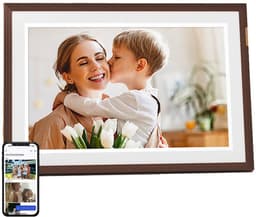 Arzopa D10 Digitaal Fotolijstje (Donkerbruin) 10.1 — thumbnail 1