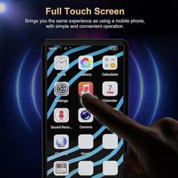 64GB MP3-speler met Bluetooth, 2,4 GHz / 5 GHz wifi en Bluetooth 5.0, muziekspeler voor Android 12, ingebouwde microfoon, 16 MP camera, 4,99 inch touchscreen, FM-radio en e-reader — thumbnail 5