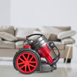 YOR® Steelstofzuiger met snoer - Steelstofzuiger - Stofzuiger - Grijs/Rood - ‎‎35cm x 27cm x 41cm — thumbnail 5
