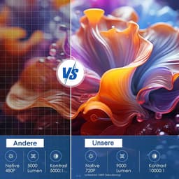 Deze projector ondersteunt 4K-resolutie, WiFi 6 en Bluetooth 5.0. Hij is voorzien van een ingebouwd Android-besturingssysteem, ondersteunt YouTube en heeft een veelzijdig ontwerp met 360 graden rotatie. — thumbnail 2