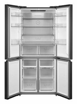 Heinner HSBS-M515MDINVHGBKE++ American Side-by-Side Koelkast 515 L – No Frost – Inverter – Super Freezing – InoxCool-technologie – Zwart Glas – 5 Jaar Garantie — thumbnail 3