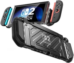 Supcase Unicorn Beetle PRO Case geschikt voor Nintendo Switch 2 - Dockable & Ergonomisch - Zwart — thumbnail 1