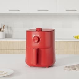 YOR® Mini Airfryer - Heteluchtfriteuse - Friteuse - Rood - 23 x 28 x 29cm; 3.15 kg — thumbnail 5