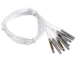 10 Stuks Waterdichte PT100 Platinum Temperatuursensoren voor Temperatuurregelaars en Metingen