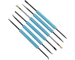 6-delige Soldering Aid Set voor Elektronische Reparatie, Inclusief Borstels, Schrapers en Haken voor PCB Circuitborden