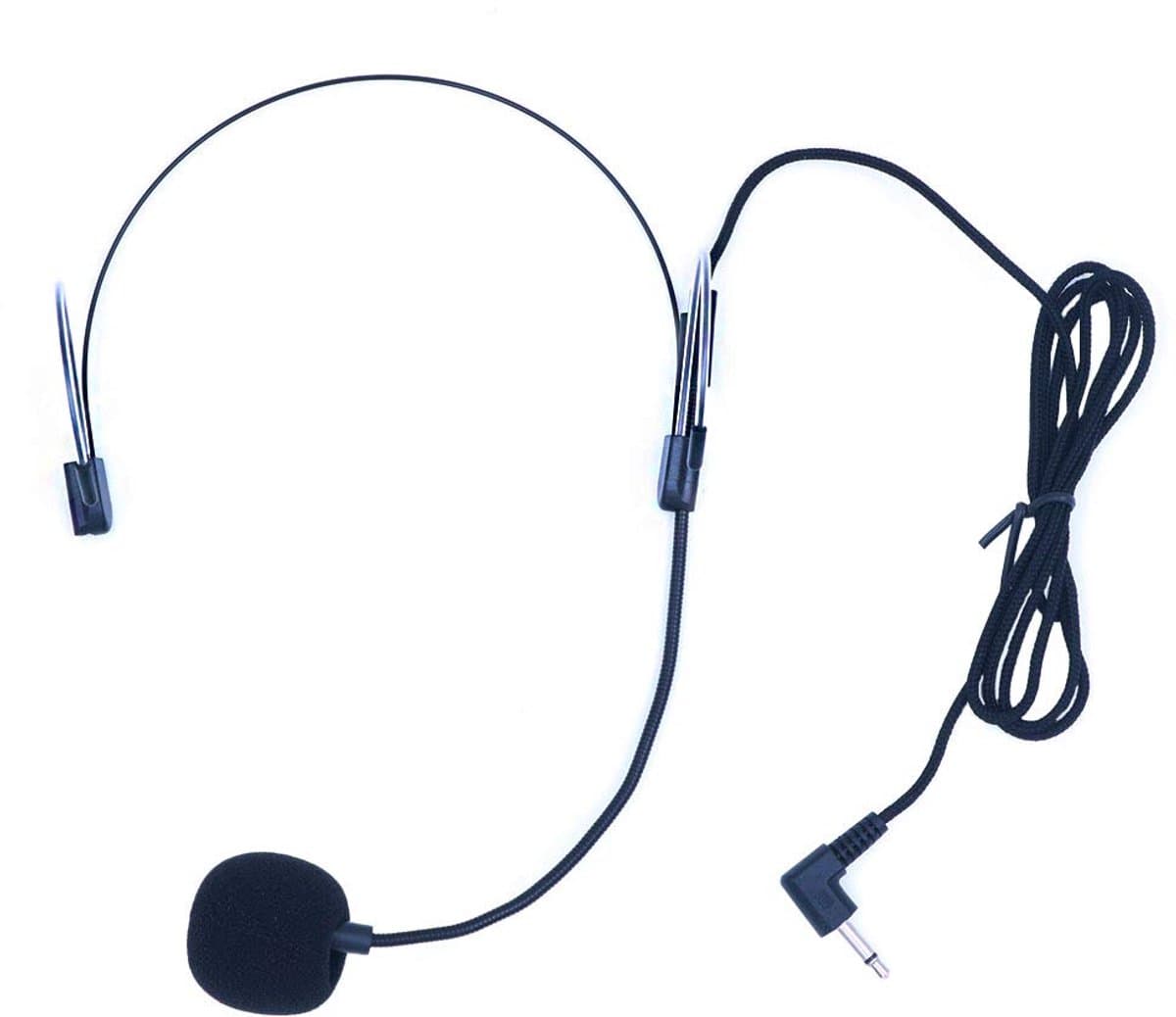 Professionele Headset Microfoon - Draagbare Zangmicrofoon - Optreden en Presenteren - Omnidirectionele Opname - Super Lichtgewicht - Zwart — afbeelding 1