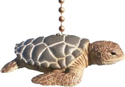 Tropical Reef Ocean Sea Turtle Tiki Plafond Ventilator Licht Trek — thumbnail 2