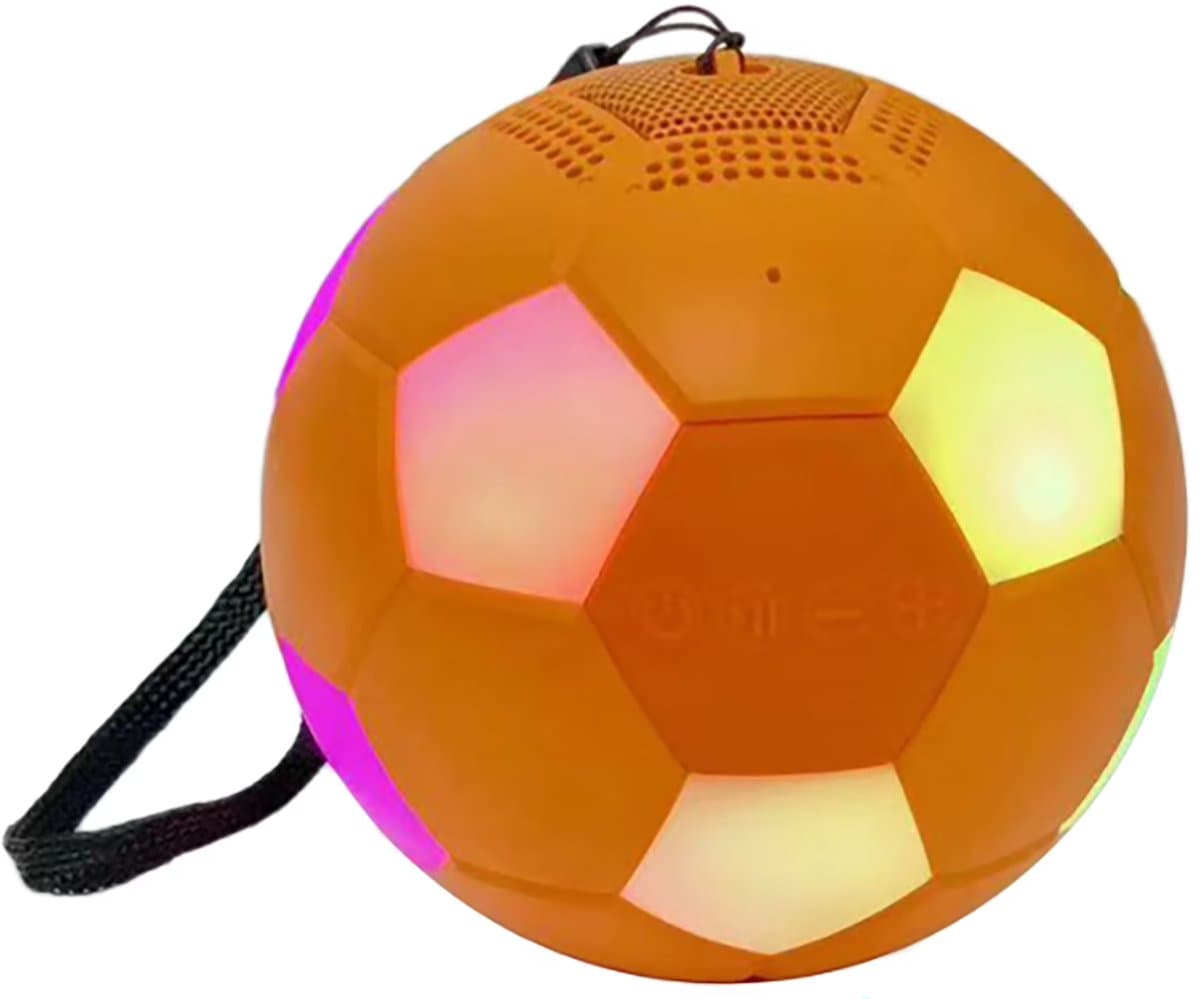 Bluetooth Speaker - Draadloze Muziek Box - Voetbal Vorm Bluetooth Speaker - Met RGB Verlichting - Leuke Voetbal Vorm Luidspreker - Draagbare Mini Luidspreker - Wereldkampioenschap 2026 - Cadeau voor Voetballiefhebbers - Ideaal voor Feestjes, Camping — afbeelding 1