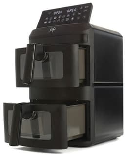 FriFri Airfryer Duo Slim FR0813028BLP 2800 W Matzwart — thumbnail 1