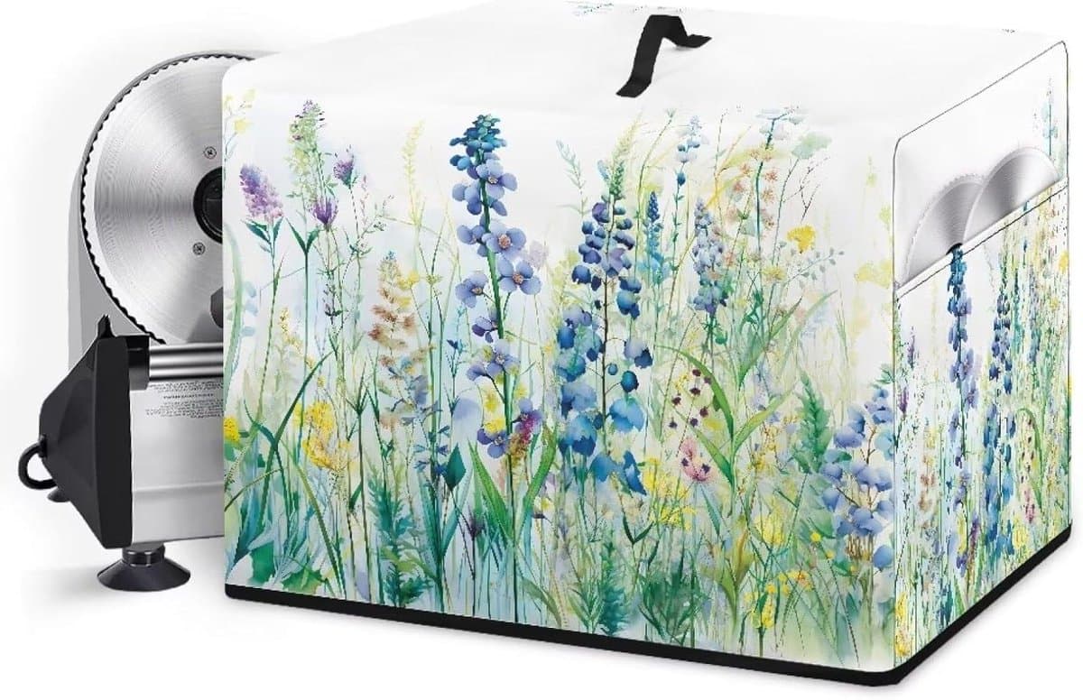 Keuken Apparaat Cover - Stofhoes Snijmachine - Keuken Apparaten Beschermen - Met Zijvak - 41 x 33 x 33 cm — afbeelding 1