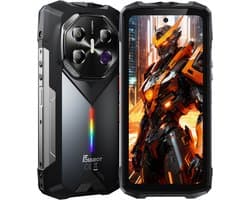 FOSSiBOT F113 Robuuste Smartphone - Dual SIM - 12 GB RAM - 256 GB ROM - 20000mAh - 6,78 inch HD+ IPS Scherm - IP68 Waterdicht Telefoon -Android 15- GPS,NFC,Face ID,OTG -metaalgrijs