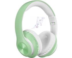 Draadloze Bluetooth Koptelefoon Opvouwbaar Over-Ear, Stereo Geluid met Microfoon, Headset met 30 CM USB-kabel en 1.2M Aux-kabel voor PC en Tablet