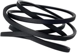 Vervangende grasmaaier riem - Grasmaaier aandrijfriem - Grasmaaier onderhoud - Trapeziumvormig profiel - 16 cm x 3708 cm - Zwart — thumbnail 1