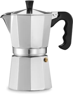 SNJY® Percolator - Koffiezetapparaat - Perculator Koffie - 6 Kopjes - Zilver — thumbnail 1