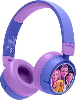 KPop Demon Hunters - Huntr/x - draadloze kinderkoptelefoon - volumebegrenzing - lange batterijduur - microfoon - opvouwbaar - bluetooth — thumbnail 1