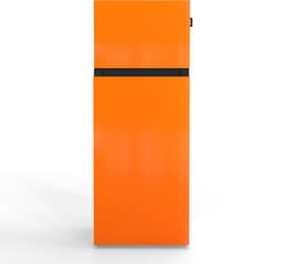 NUNKI MEDIUM-FORA Dubbel-Deurs Koelkast, E Klasse, 206l, Gloss Bright Orange Front — thumbnail 1