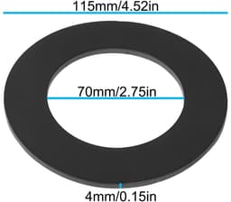 Dailygoods- Koppelingsvoering 115 x 70 x 4 mm - Geschikt voor zelfrijdende grasmaaiers - Duwende grasmaaiers - Krachtoverbrenging - Onderbreking - Hoogwaardig materiaal - Grasmaaieronderdeel — thumbnail 5