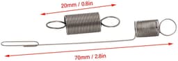 Dailygoods- Luchtvaanveer Vervanging 699056 - Eenvoudige Installatie - Herstel Spanning - Compatibel met 122H02/122K02 - Verbeterde Efficiëntie - Geschikt voor Grasmaaier - Grasmaaierveer — thumbnail 5