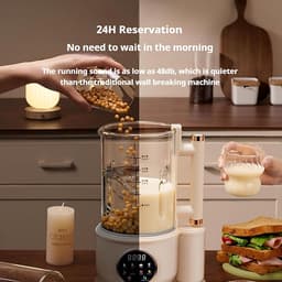 Elektrische Blender - Keukenmachine - Smoothies Maken - Stil Ontwerp - 15 Liter - Wit — thumbnail 4