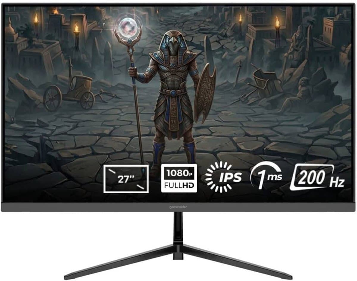GameRaider ATUM GR27F20I 27 inch 200Hz 1ms Full HD Adaptive Sync IPS Gaming Monitor — afbeelding 1