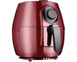 Heteluchtfriteuse - Mini oven - Gezond koken - Snel luchtcirculatie - 4 Liter - Rood