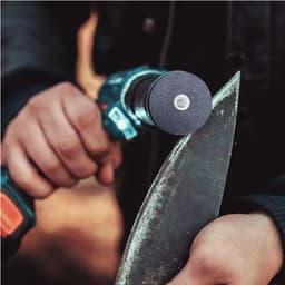 Grasmaaier Slijper - Gereedschap slijpen - Gazononderhoud - Efficiënte slijpkop - 4 stuks - Blauw — thumbnail 3
