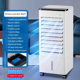 Mobiele Airco - Luchtkoeler Ventilator - Zomerse Hitte - 3-in-1 Functie - 9L Tank - Wit — thumbnail 5