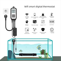 Digitale Thermostaat - Temperatuurregelaar Stopcontact - Klimaatbeheersing Thuis - App Afstandsbediening - 10A Vermogen - Zwart — thumbnail 3