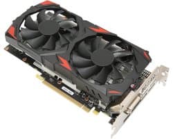 Krachtige 8GB GDDR5 Gaming Grafische Kaart met 256-bit en PCI Express 3.0, Ondersteunt 4K Displays en Dual Air Cooling