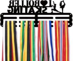 Rolskates Medaillehouder voor Sportprijzen, Wandmontage Medailles Display, Ideaal voor Meer dan 60 Medailles en Awards — thumbnail 1