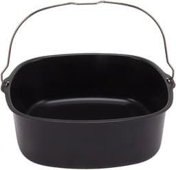 Bakvorm voor Airfryer, Voedselveilige Metaal, Vaatwasserbestendig, Geschikt voor Diepvriezers, Ideaal voor Taarten, Brood en Casseroles, Grijs (20 cm) — thumbnail 7