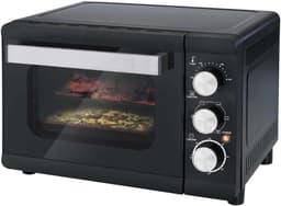 Multioven - Compacte oven - Snelle maaltijden - Instelbare thermostaat - 24 liter - Zwart — thumbnail 2