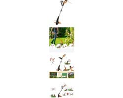 QUOVO® Kantenmaaier - Grasmaaier - Accugrasmaaier - Groen - 22cm x 13cm x 13cm