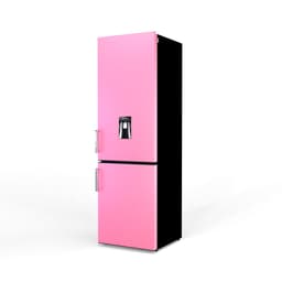 NUNKI LARGEH2O-FBUB / Combi Bottom Koelkast, E klasse, 268l, Waterdispenser, Bubblegum Pink, Satin (FRONT only) — thumbnail 4