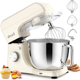 Keukenmachine - Mixer - Bakken en Koken - Krachtige Motor - 55 Liter - Wit — thumbnail 1