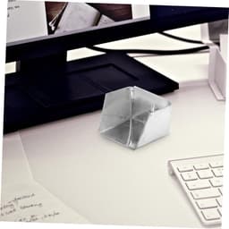 Metalen Stofblik - Bureaugadget Mini - Bureau Schoonmaken - Glad Oppervlak - 7 x 7 x 5 cm - Zilver — thumbnail 5