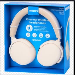Philips H2500 Draadloze Over-Ear Koptelefoon met ANC – Bluetooth – Lange Batterijduur – beige — thumbnail 2