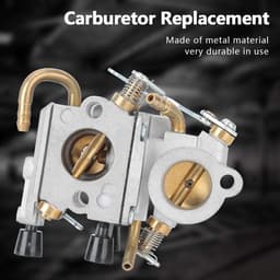 Dailygoods- Carburateur Vervangend Accessoire - Hoogwaardig Metaal - Geschikt voor TS410/TS420 - Eenvoudig te Vervangen - Duurzaam - Lange Levensduur - Motorcarburateur — thumbnail 2