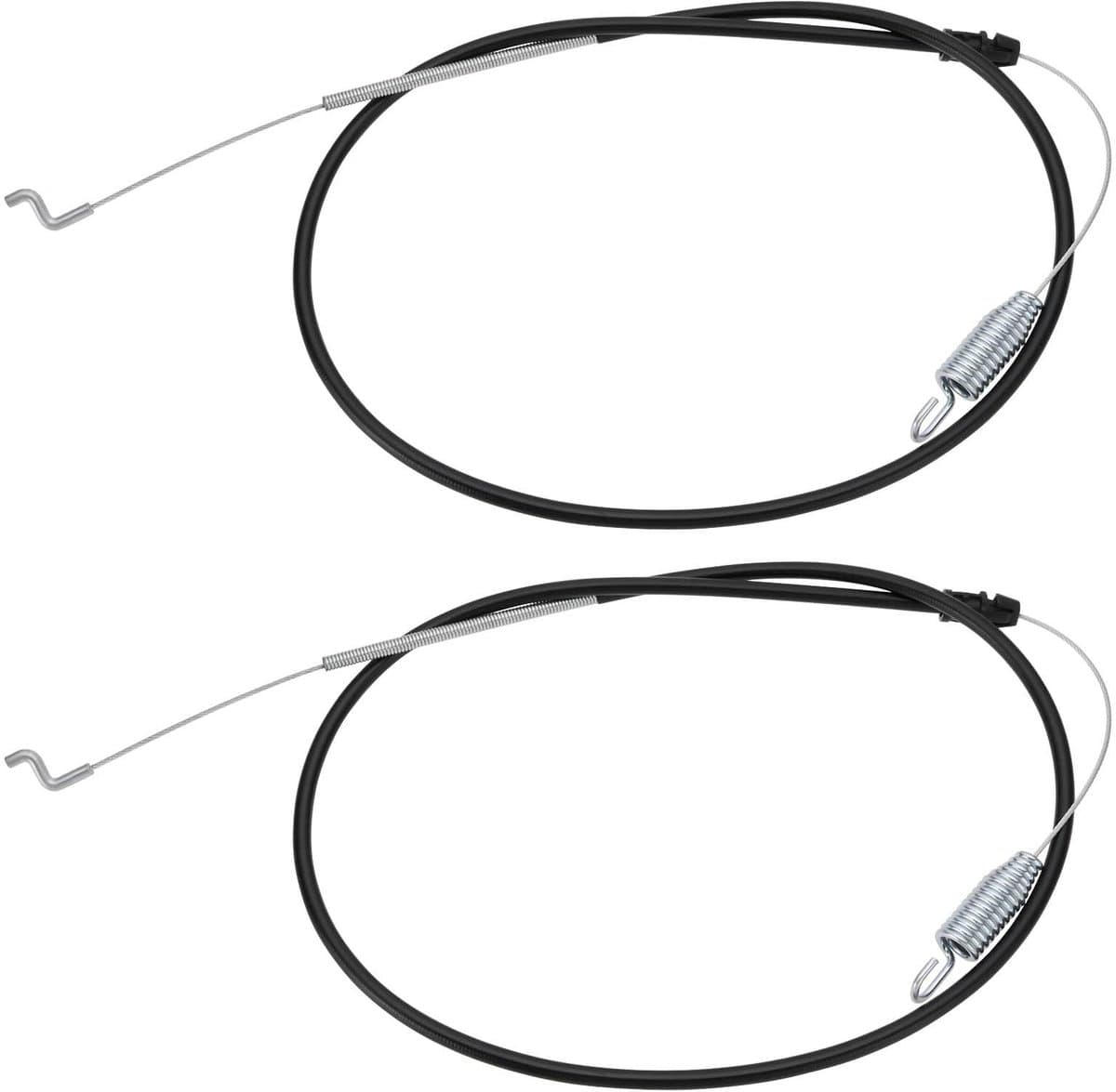 Dailygoods- Tractiekoppeling Kabel - 2 Stuks - Compatibel met Toro Grasmaaiers - Kabellengte 45,5"/115,57cm - 34,5"/87,63cm - Metaal - Onderdelennummer 115-8435 290-941 - Grasmaaier Kabel — afbeelding 1