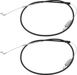 Dailygoods- Tractiekoppeling Kabel - 2 Stuks - Compatibel met Toro Grasmaaiers - Kabellengte 45,5"/115,57cm - 34,5"/87,63cm - Metaal - Onderdelennummer 115-8435 290-941 - Grasmaaier Kabel — thumbnail 1