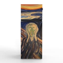 NUNKI MEDIUM-AMUN / Dubbel-Deurs Koelkast, E Klasse, 206l, Edvard Munch - De Schreeuw, Satin (ALL sides) — thumbnail 1