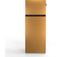 NUNKI MEDIUM-FBRZ / Brushed Bronze Design Koel-vriescombinatie - 206L - E-label - Front in kleur