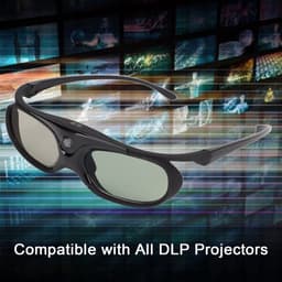 Allecto - 3D-bril - Link - Actieve Shutter - Oplaadbaar - Voor 3D-projectoren - Lichtgewicht en comfortabel - Geschikt voor Optoma en BenQ — thumbnail 5