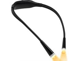 DnA® Neklamp - Neklampje Voor Haakwerk - Neklamp Oplaadbaar - Nekleeslamp - Neklampje - Zwart - 28cm x 15cm x 4cm