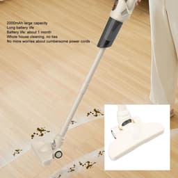 Dailygoods- Steelstofzuiger Draadloos 270° Draaibare Borstel - Handheld/Duwmodus - Multifunctioneel - Meerdere Opzetstukken - Verbeterde Reinigingsefficiëntie - Stofzuiger — thumbnail 4