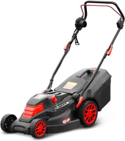 Elektrische grasmaaier - Snoer maaier - Gazon onderhoud - Krachtige 1800W motor - 42 cm werkbreedte - Wit — thumbnail 1