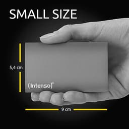 Externe SSD - Draagbare Opslag - Data Overzetten - Schokbestendig Ontwerp - 2TB - Antraciet — thumbnail 4