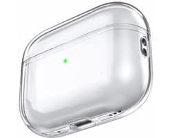 Hoesje geschikt voor Apple AirPods Pro - Case - AirPods cover - Protective case - Beschermhoes - Hoes oortjes - Softcase - Oplaadcase bescherming - Kunststof -Krasbestendig -Transparant- 1 stuk - Jony