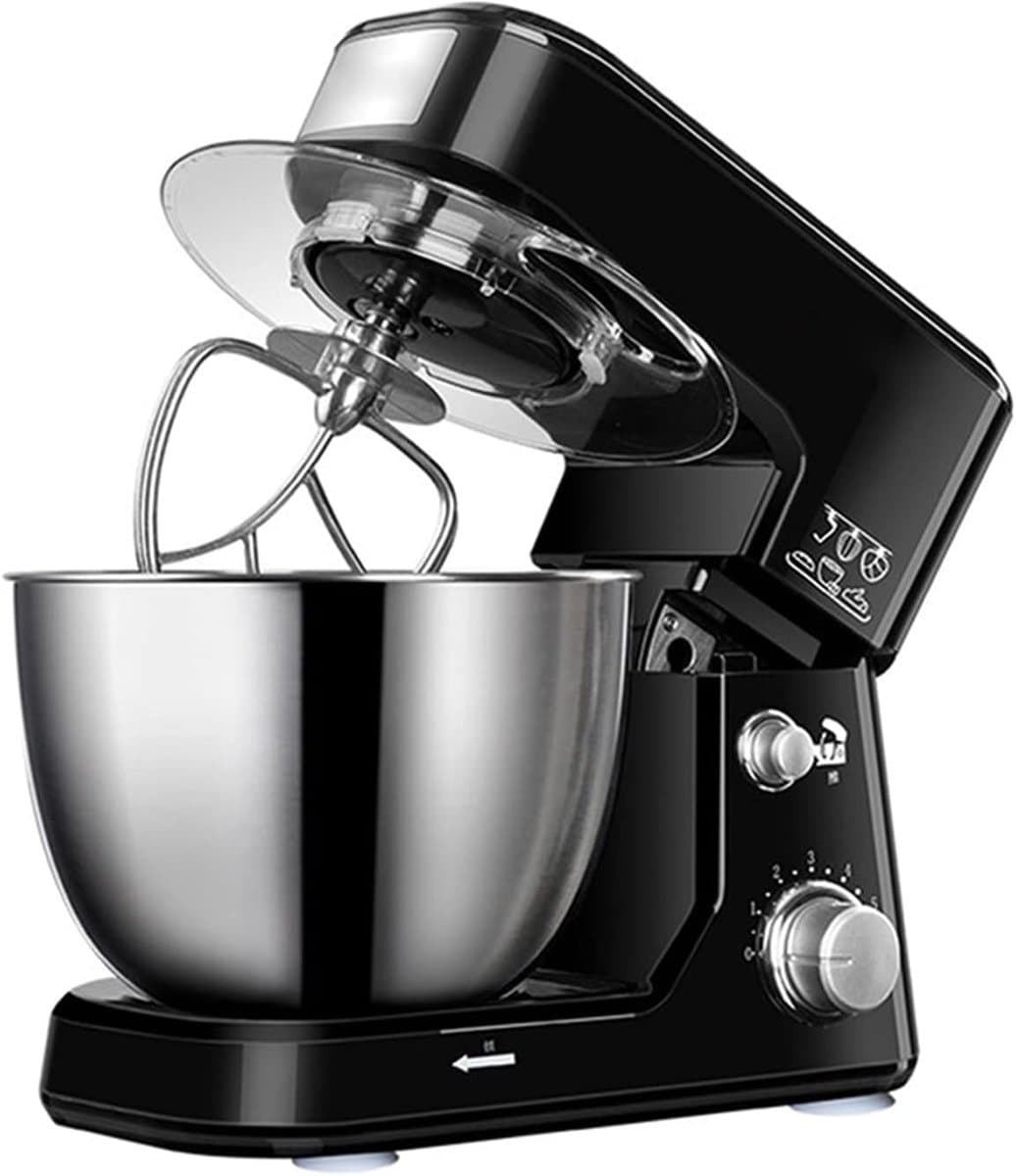 Keukenmachine Mixer - Standmixer Keuken - Bakken Thuis - 6 Snelheden Instelbaar - 4L Kom - Multicolor — afbeelding 1