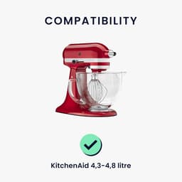 Beschermhoes Keukenmachine - Apparaathoes - Keuken Organisatie - Met Opbergvakken - 355 cm - Wit/Zwart — thumbnail 4
